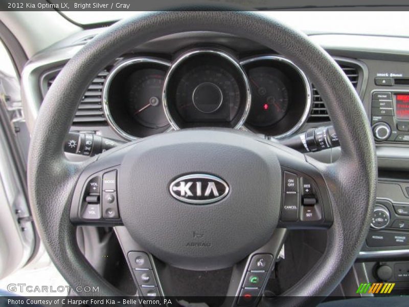 Bright Silver / Gray 2012 Kia Optima LX