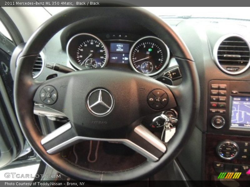 Black / Black 2011 Mercedes-Benz ML 350 4Matic