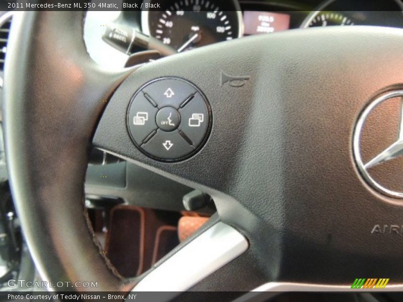 Black / Black 2011 Mercedes-Benz ML 350 4Matic