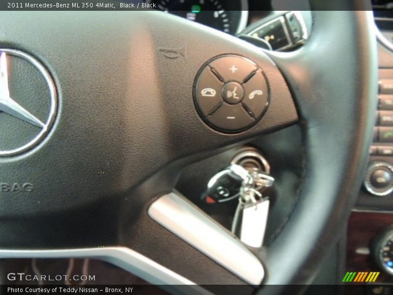 Black / Black 2011 Mercedes-Benz ML 350 4Matic