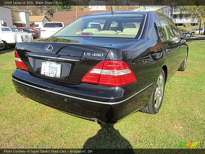 Black Onyx / Ecru 2006 Lexus LS 430
