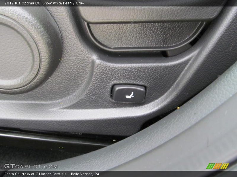 Snow White Pearl / Gray 2012 Kia Optima LX