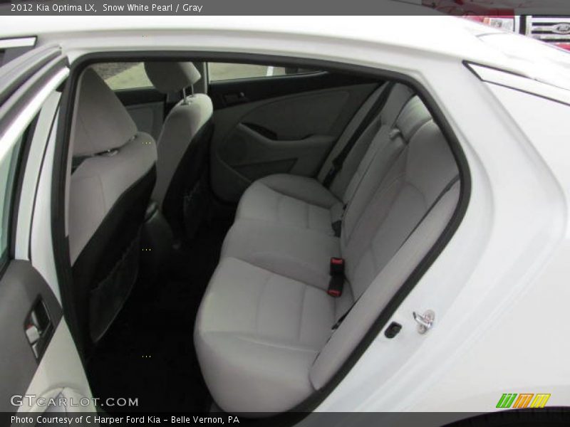 Snow White Pearl / Gray 2012 Kia Optima LX