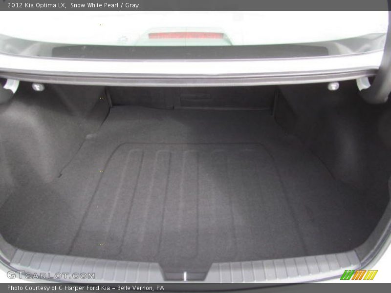 Snow White Pearl / Gray 2012 Kia Optima LX