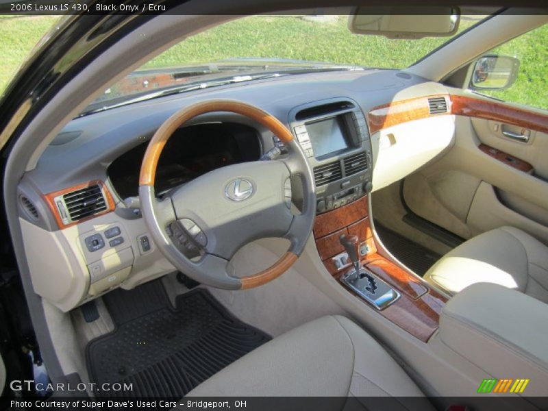 Black Onyx / Ecru 2006 Lexus LS 430