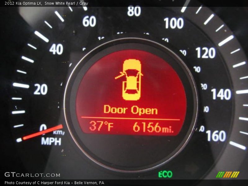 Snow White Pearl / Gray 2012 Kia Optima LX