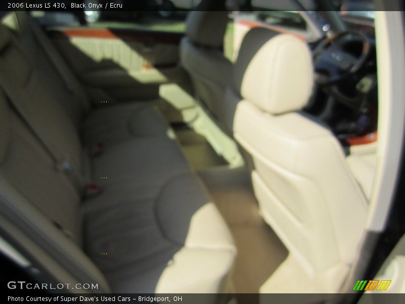 Black Onyx / Ecru 2006 Lexus LS 430