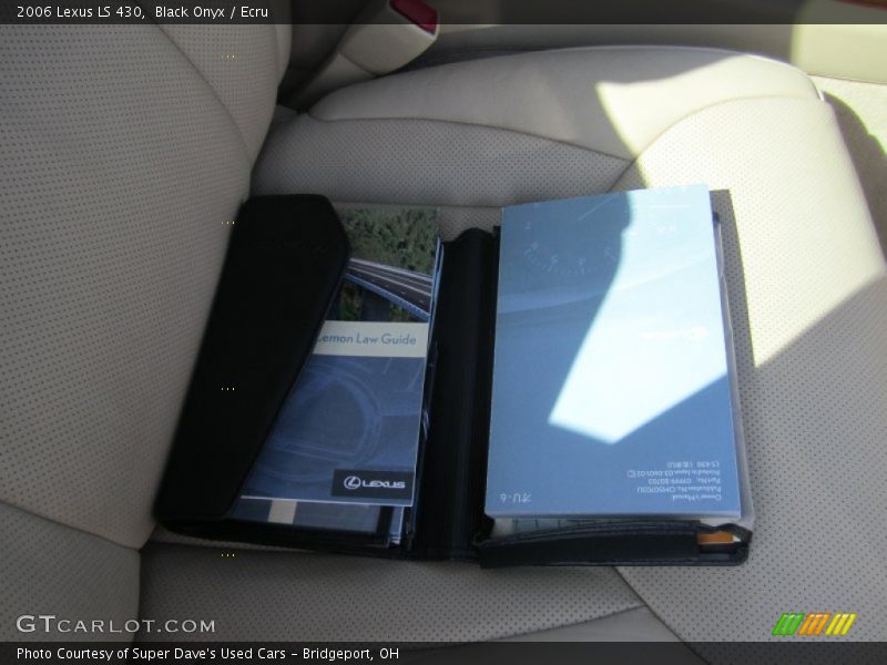 Black Onyx / Ecru 2006 Lexus LS 430
