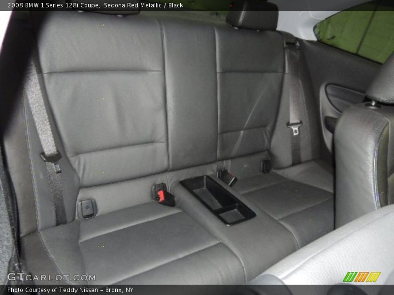 Sedona Red Metallic / Black 2008 BMW 1 Series 128i Coupe