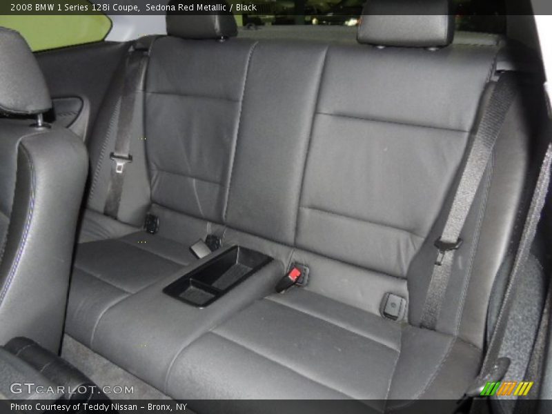 Sedona Red Metallic / Black 2008 BMW 1 Series 128i Coupe