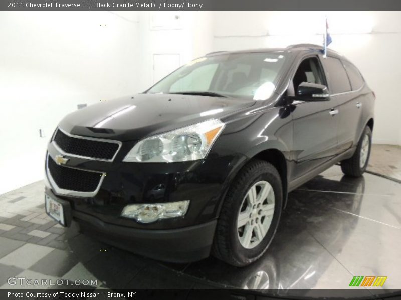 Black Granite Metallic / Ebony/Ebony 2011 Chevrolet Traverse LT
