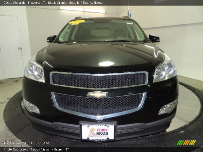 Black Granite Metallic / Ebony/Ebony 2011 Chevrolet Traverse LT