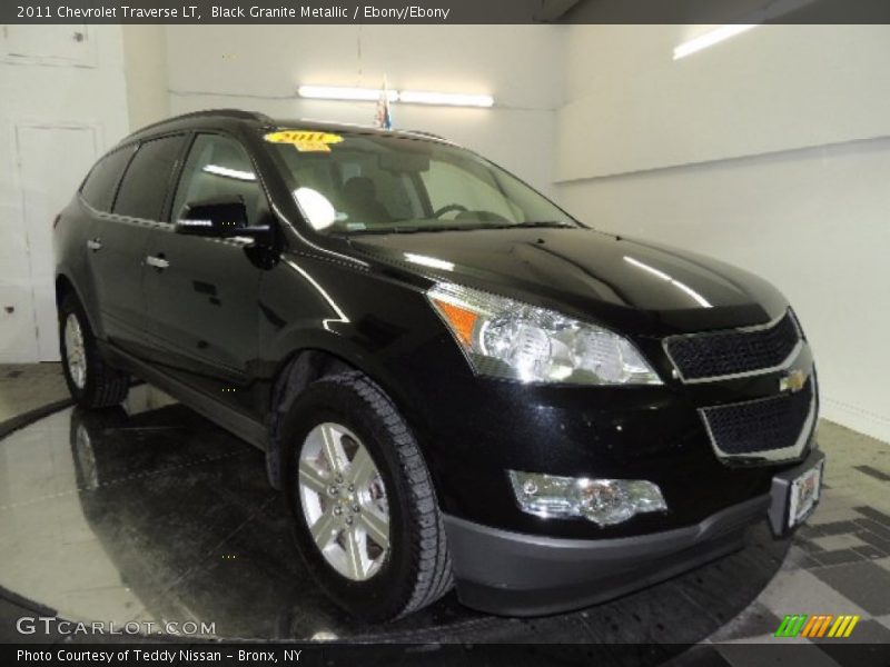 Black Granite Metallic / Ebony/Ebony 2011 Chevrolet Traverse LT