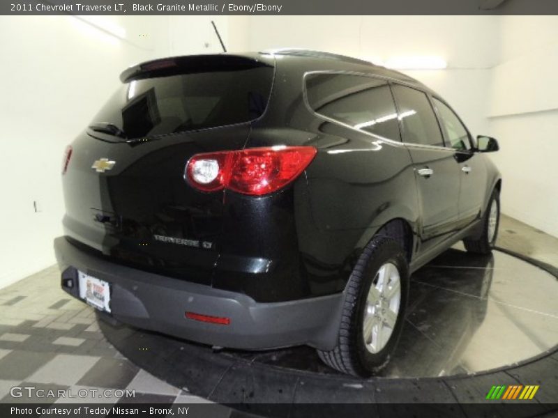 Black Granite Metallic / Ebony/Ebony 2011 Chevrolet Traverse LT