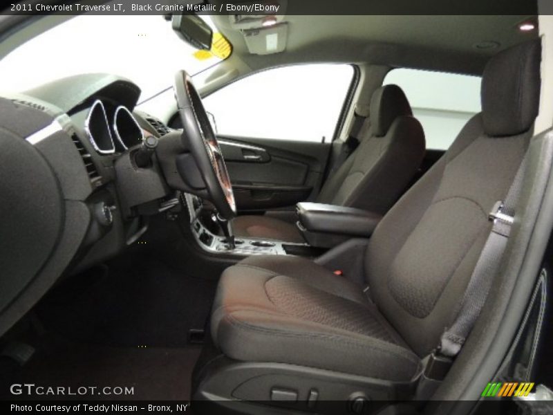 Black Granite Metallic / Ebony/Ebony 2011 Chevrolet Traverse LT