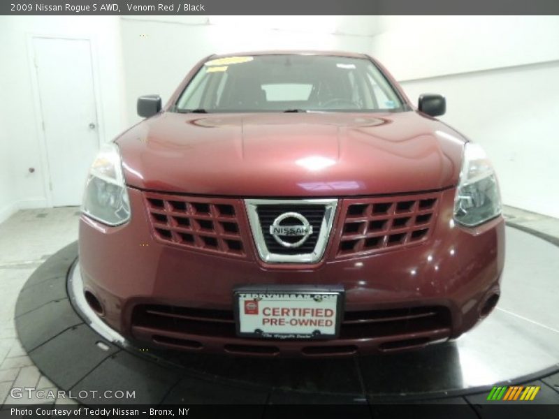 Venom Red / Black 2009 Nissan Rogue S AWD