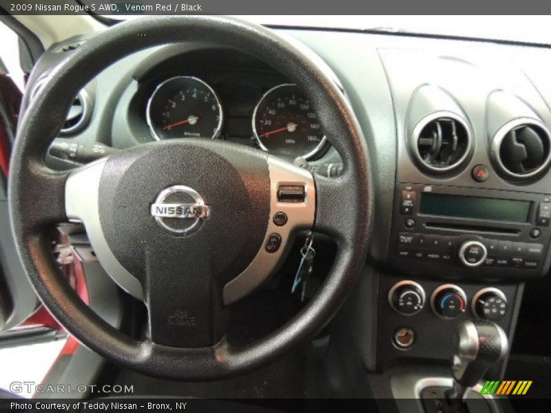 Venom Red / Black 2009 Nissan Rogue S AWD