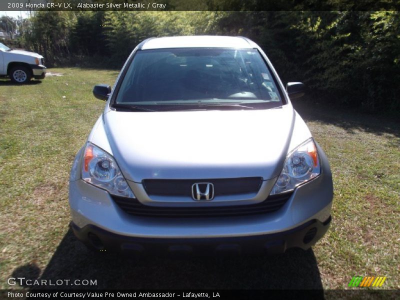 Alabaster Silver Metallic / Gray 2009 Honda CR-V LX