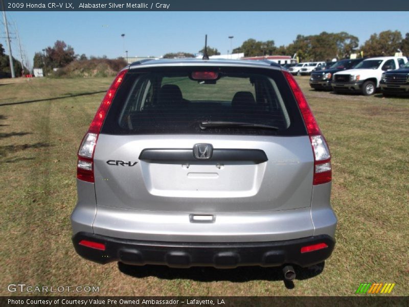 Alabaster Silver Metallic / Gray 2009 Honda CR-V LX