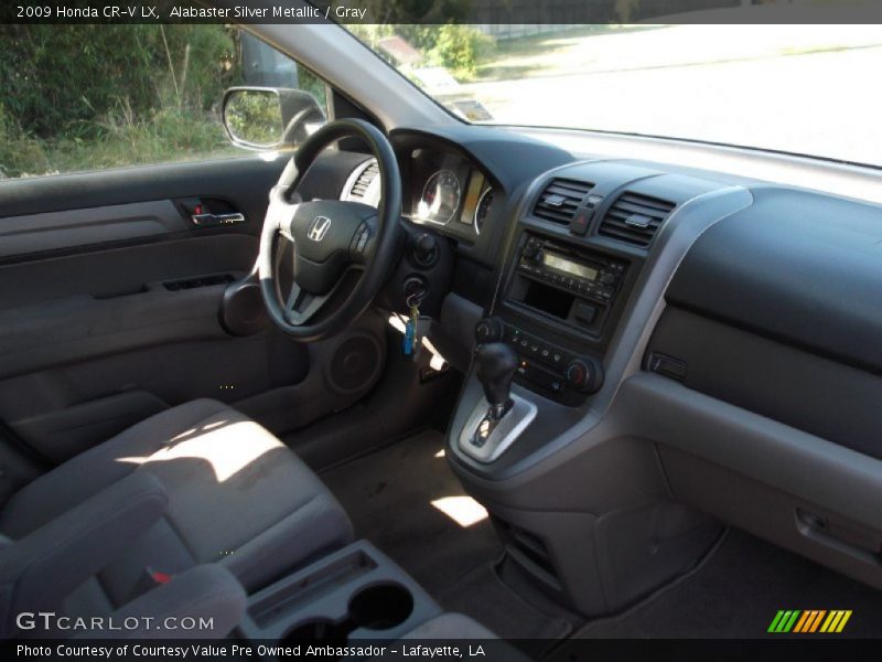 Alabaster Silver Metallic / Gray 2009 Honda CR-V LX