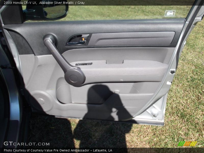 Alabaster Silver Metallic / Gray 2009 Honda CR-V LX