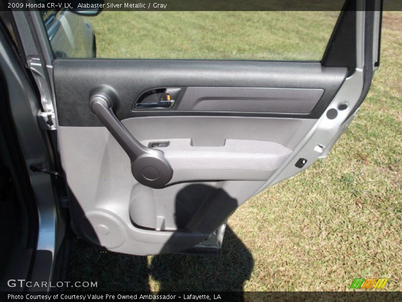 Alabaster Silver Metallic / Gray 2009 Honda CR-V LX