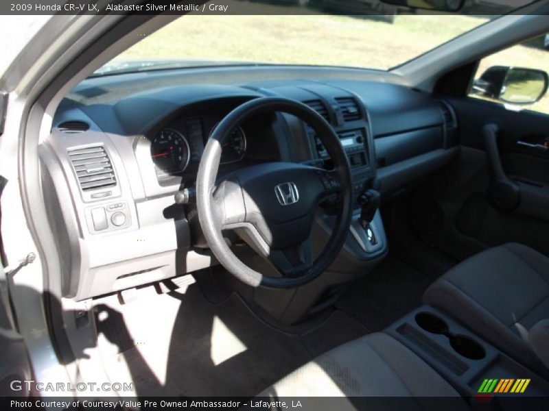 Alabaster Silver Metallic / Gray 2009 Honda CR-V LX