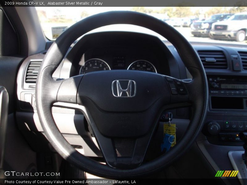 Alabaster Silver Metallic / Gray 2009 Honda CR-V LX