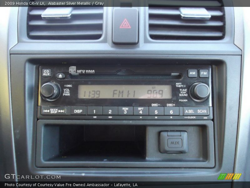 Controls of 2009 CR-V LX