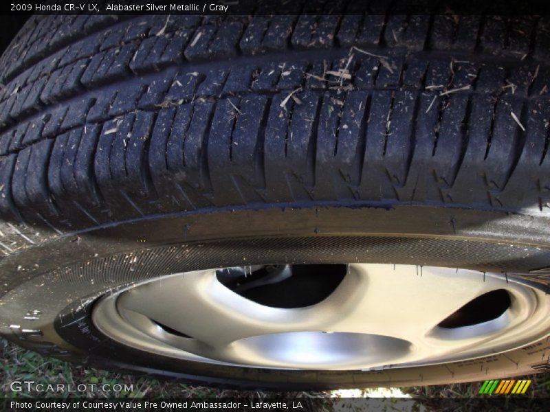 Alabaster Silver Metallic / Gray 2009 Honda CR-V LX