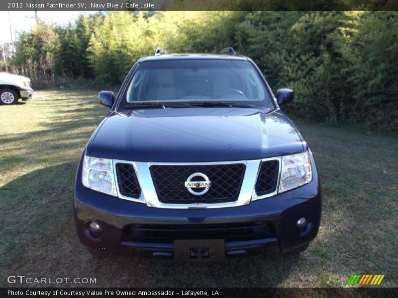 Navy Blue / Cafe Latte 2012 Nissan Pathfinder SV