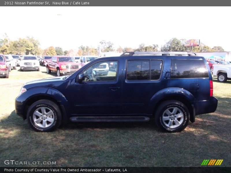 Navy Blue / Cafe Latte 2012 Nissan Pathfinder SV
