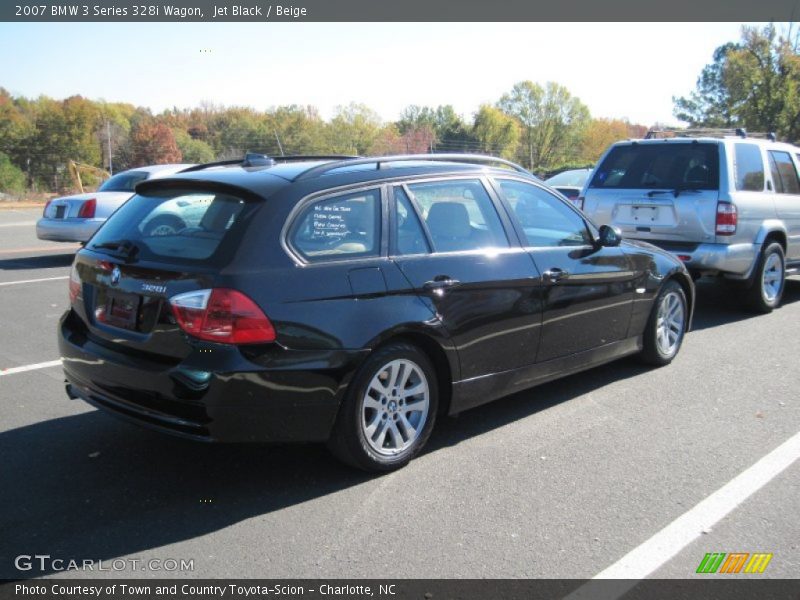 Jet Black / Beige 2007 BMW 3 Series 328i Wagon