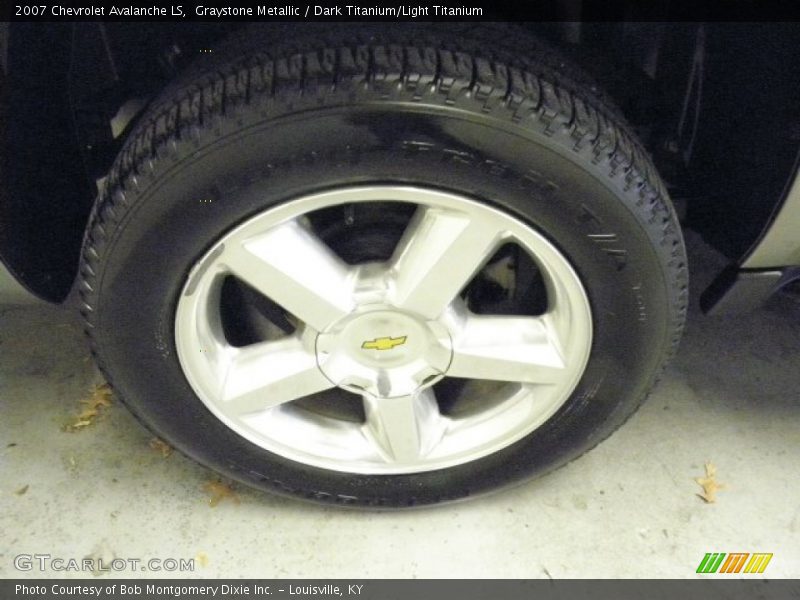 Graystone Metallic / Dark Titanium/Light Titanium 2007 Chevrolet Avalanche LS