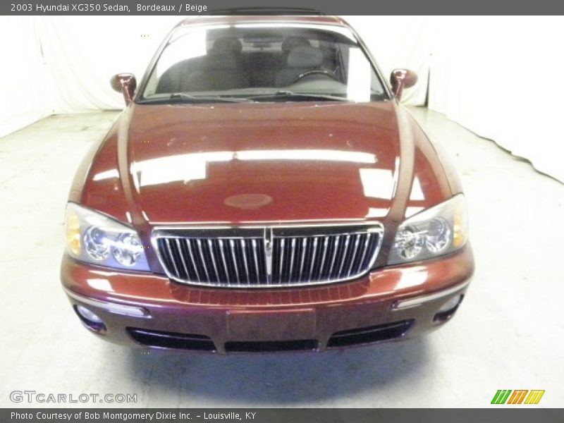 Bordeaux / Beige 2003 Hyundai XG350 Sedan