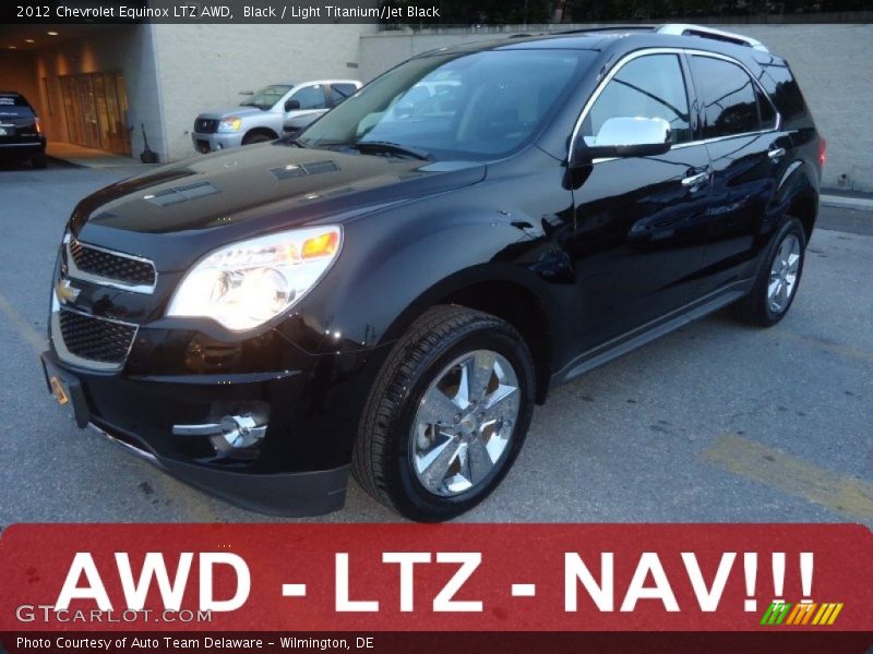 Black / Light Titanium/Jet Black 2012 Chevrolet Equinox LTZ AWD