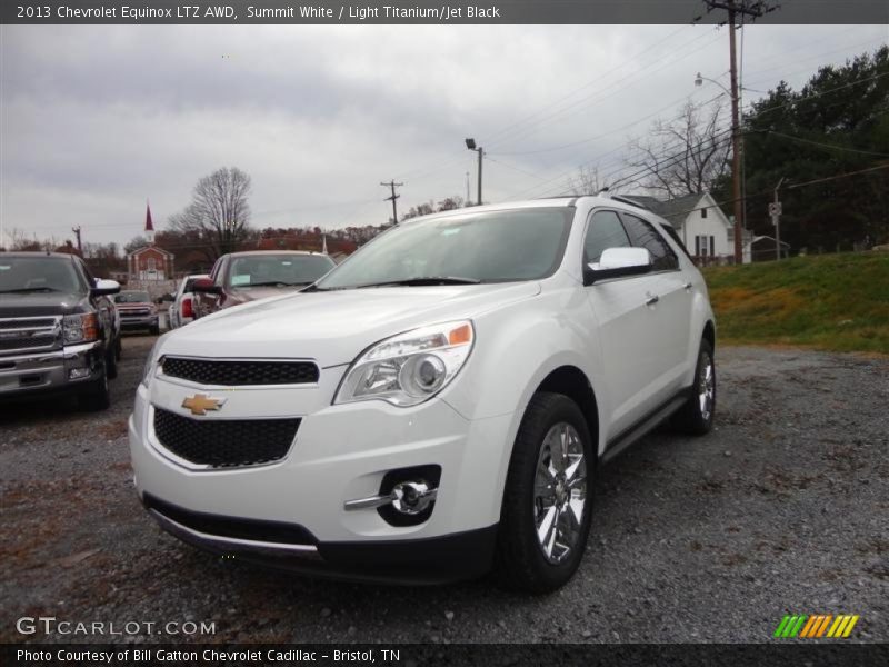 Summit White / Light Titanium/Jet Black 2013 Chevrolet Equinox LTZ AWD