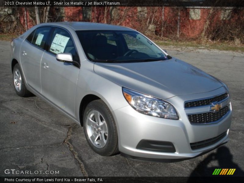 Silver Ice Metallic / Jet Black/Titanium 2013 Chevrolet Malibu LT