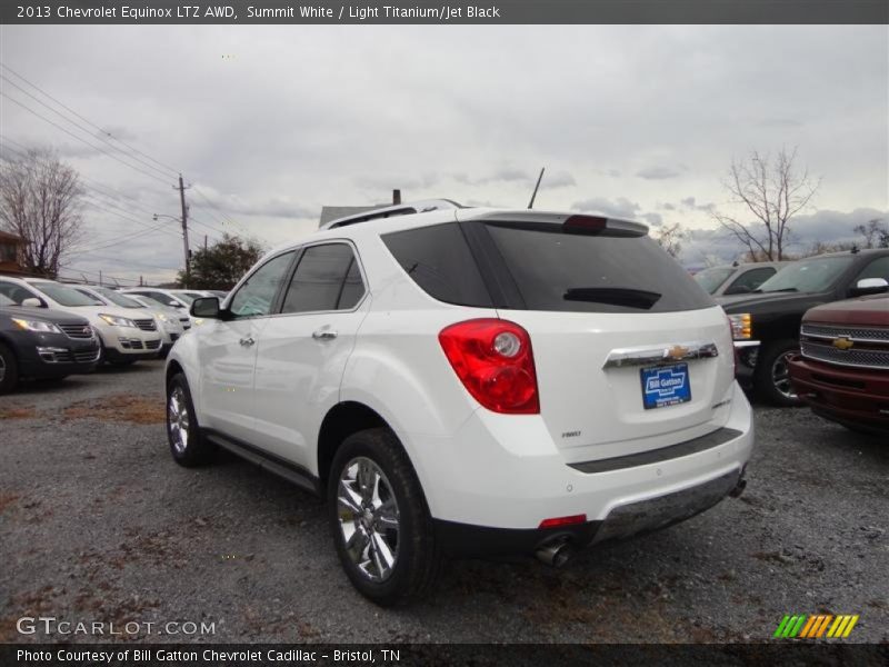 Summit White / Light Titanium/Jet Black 2013 Chevrolet Equinox LTZ AWD