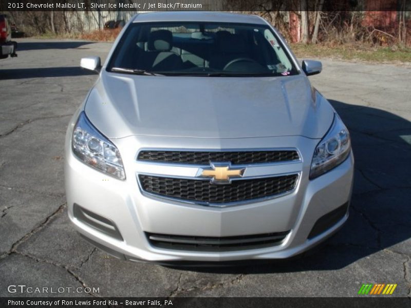 Silver Ice Metallic / Jet Black/Titanium 2013 Chevrolet Malibu LT