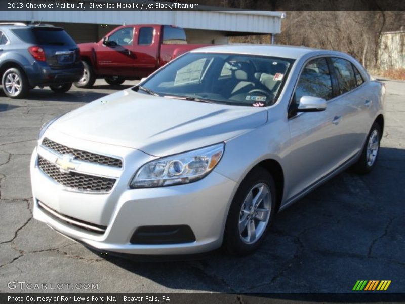 Silver Ice Metallic / Jet Black/Titanium 2013 Chevrolet Malibu LT