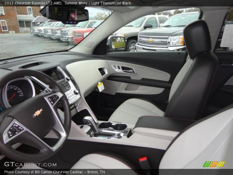 Summit White / Light Titanium/Jet Black 2013 Chevrolet Equinox LTZ AWD