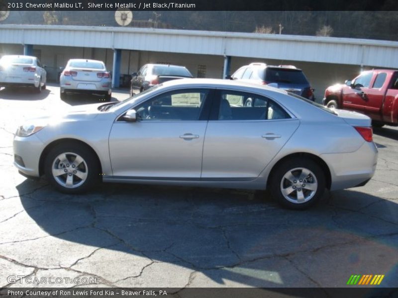 Silver Ice Metallic / Jet Black/Titanium 2013 Chevrolet Malibu LT