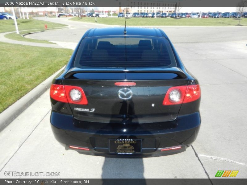 Black Mica / Black 2006 Mazda MAZDA3 i Sedan