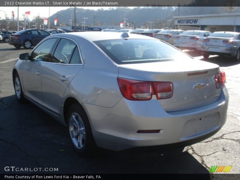 Silver Ice Metallic / Jet Black/Titanium 2013 Chevrolet Malibu LT