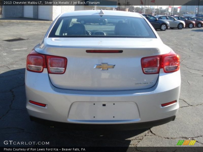 Silver Ice Metallic / Jet Black/Titanium 2013 Chevrolet Malibu LT