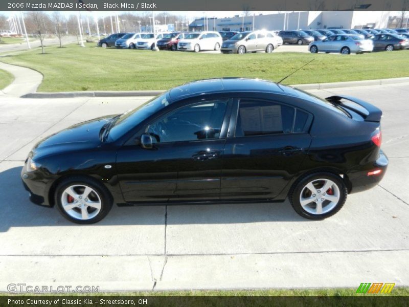 Black Mica / Black 2006 Mazda MAZDA3 i Sedan