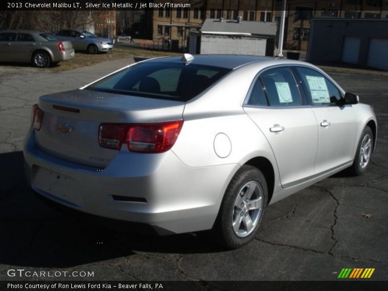 Silver Ice Metallic / Jet Black/Titanium 2013 Chevrolet Malibu LT