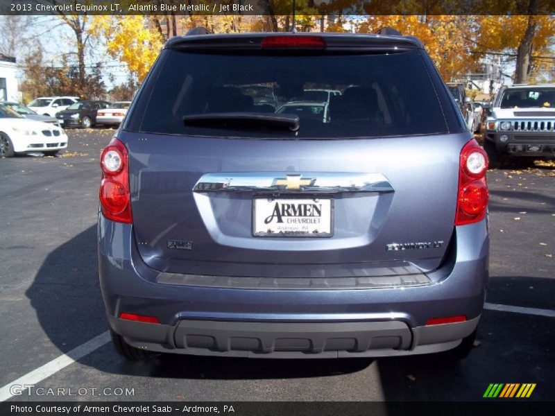 Atlantis Blue Metallic / Jet Black 2013 Chevrolet Equinox LT