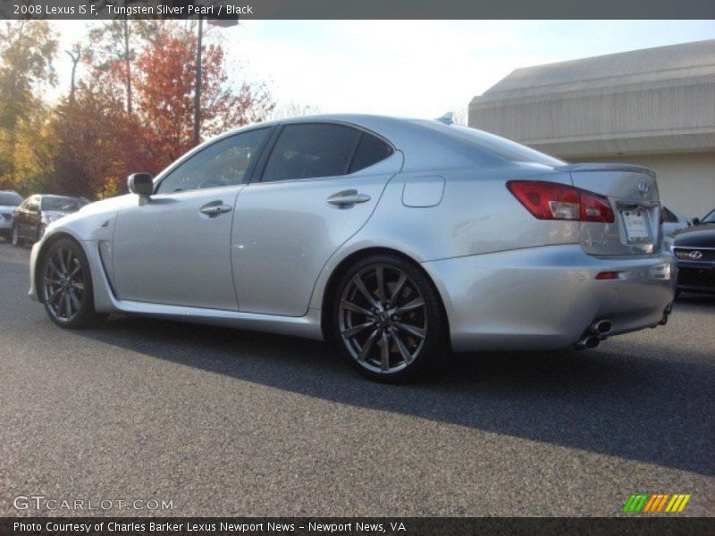 Tungsten Silver Pearl / Black 2008 Lexus IS F